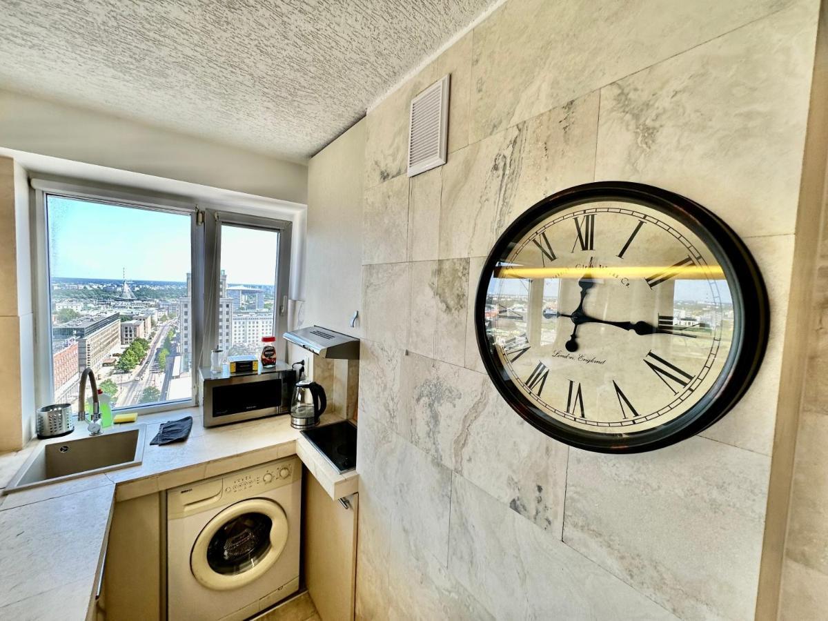 Ferienwohnung Sun Clima/Ac Metro X2 Fast Wifi 500 Mbs 70'Tv Netflix Appletv Hbo Warschau Exterior foto