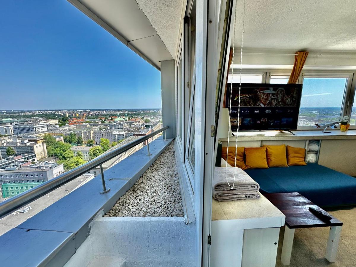 Ferienwohnung Sun Clima/Ac Metro X2 Fast Wifi 500 Mbs 70'Tv Netflix Appletv Hbo Warschau Exterior foto
