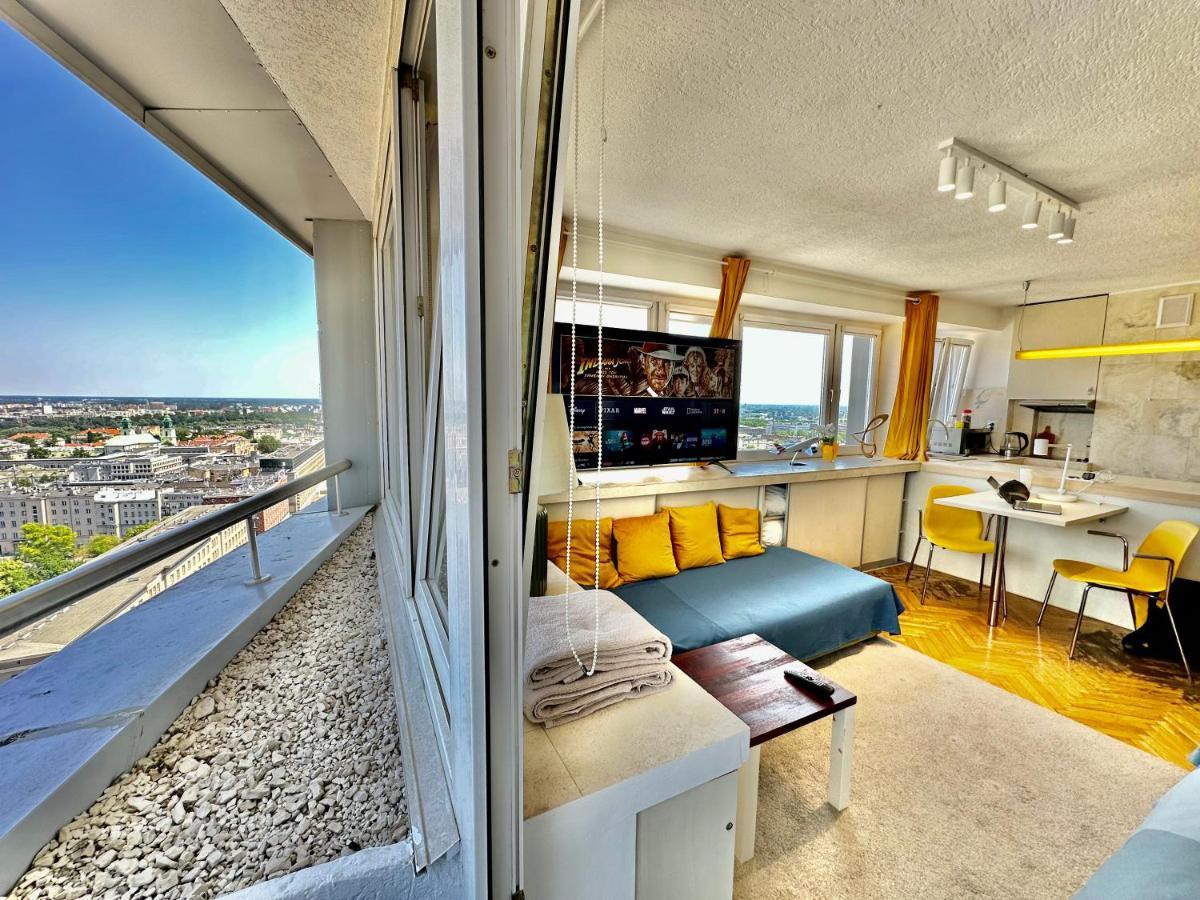 Ferienwohnung Sun Clima/Ac Metro X2 Fast Wifi 500 Mbs 70'Tv Netflix Appletv Hbo Warschau Exterior foto
